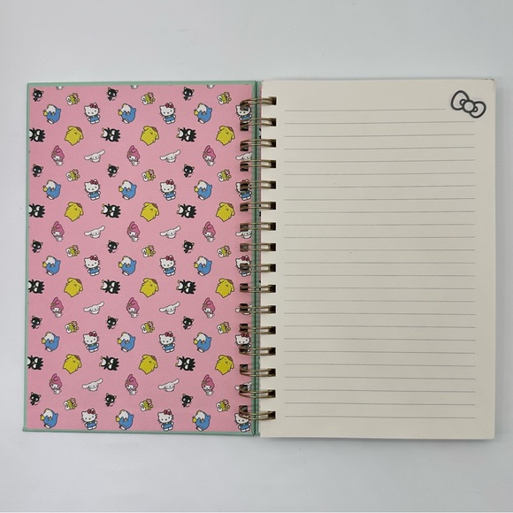 Sanrio Hello Kitty and Friends Spiral Notebook 160 lined pages (HKF Rainbow Fun) - Picture 2 of 7